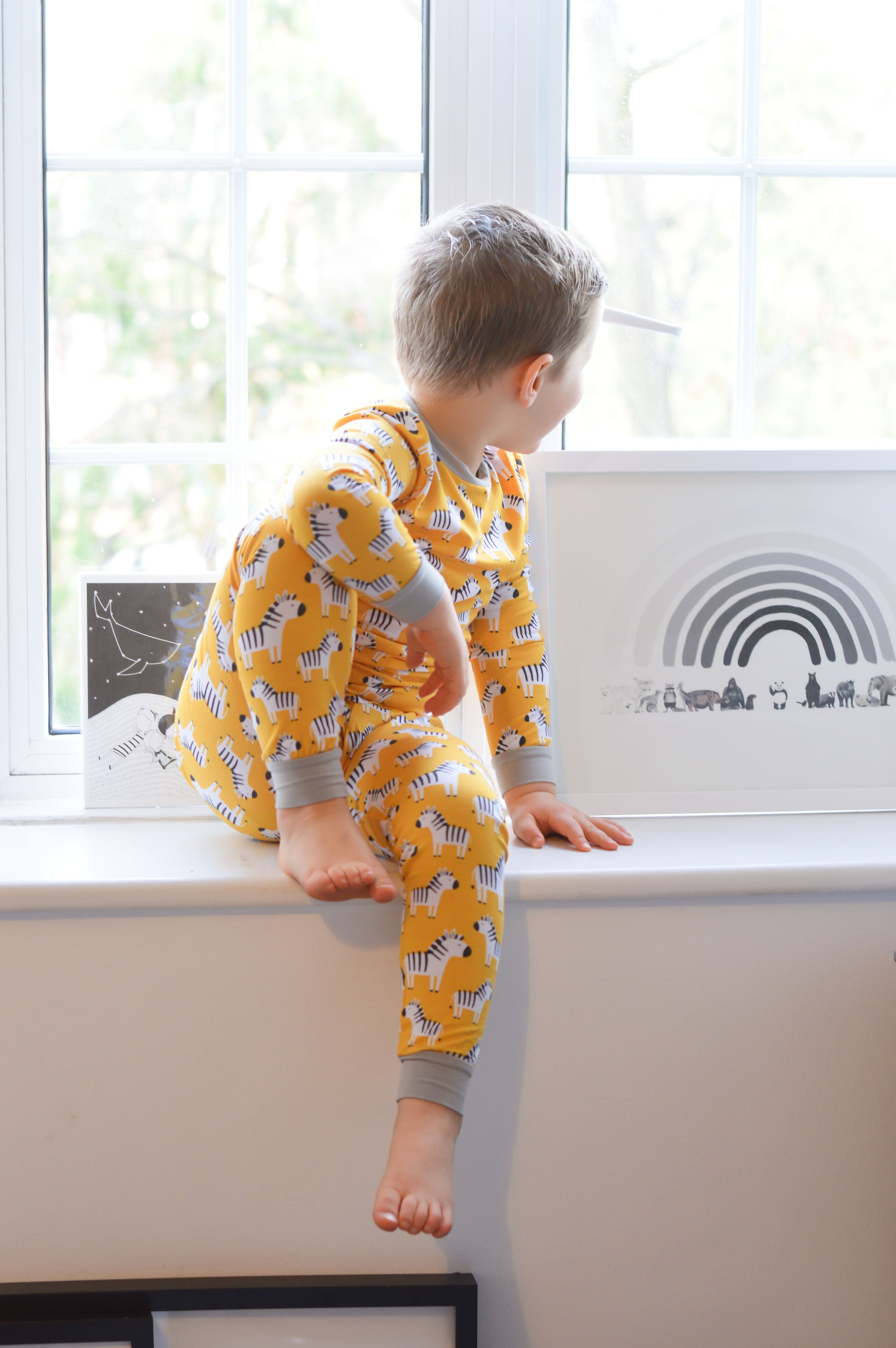 Unisex Kids Zebra Pyjamas