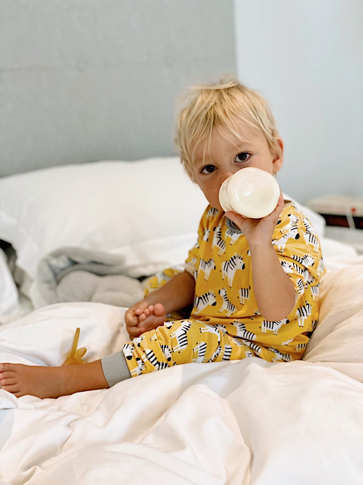 Baby and Kids Zebra Pyjamas Bamboo