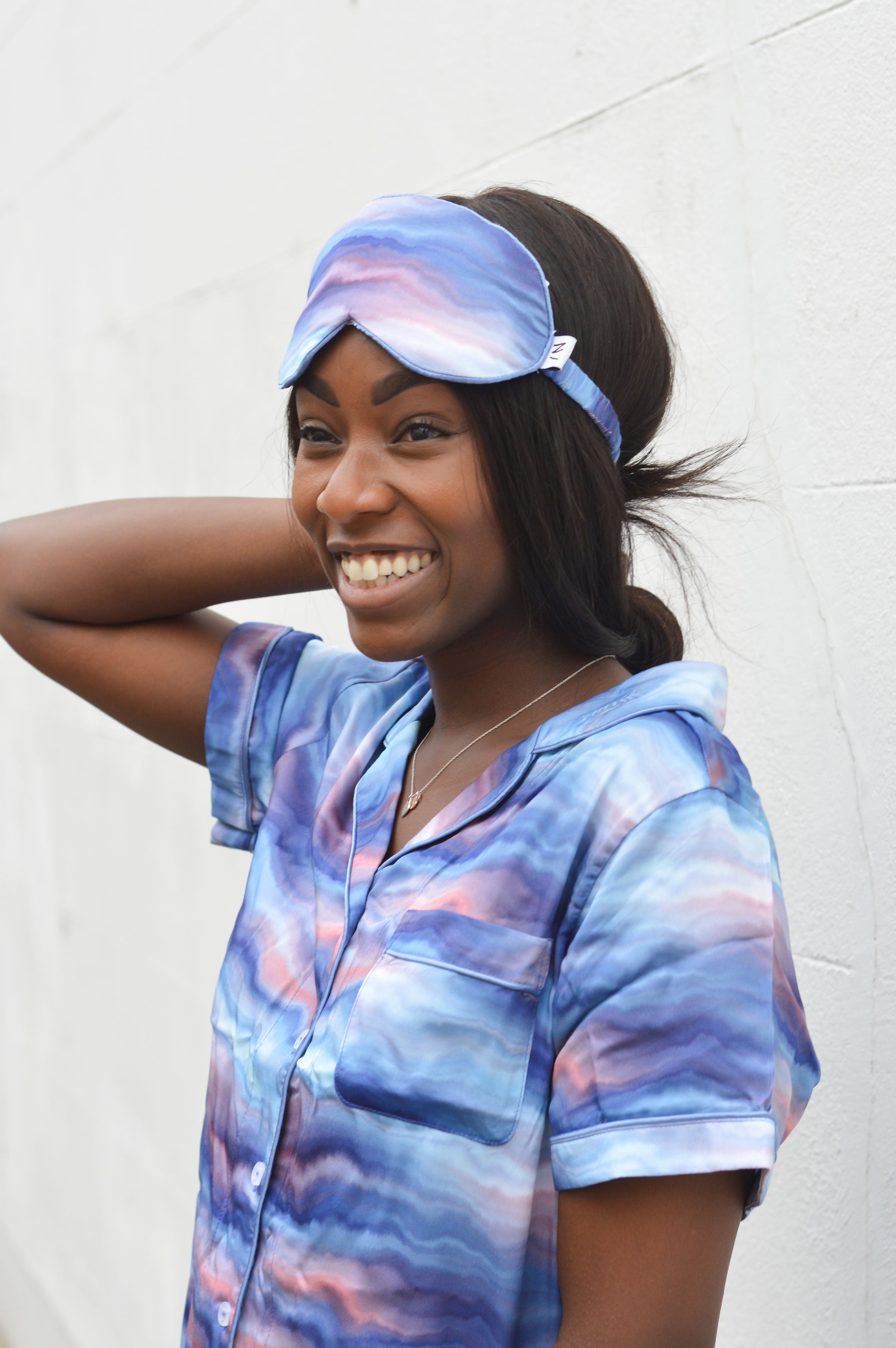 Sunset tie-dye eyemask Nightire