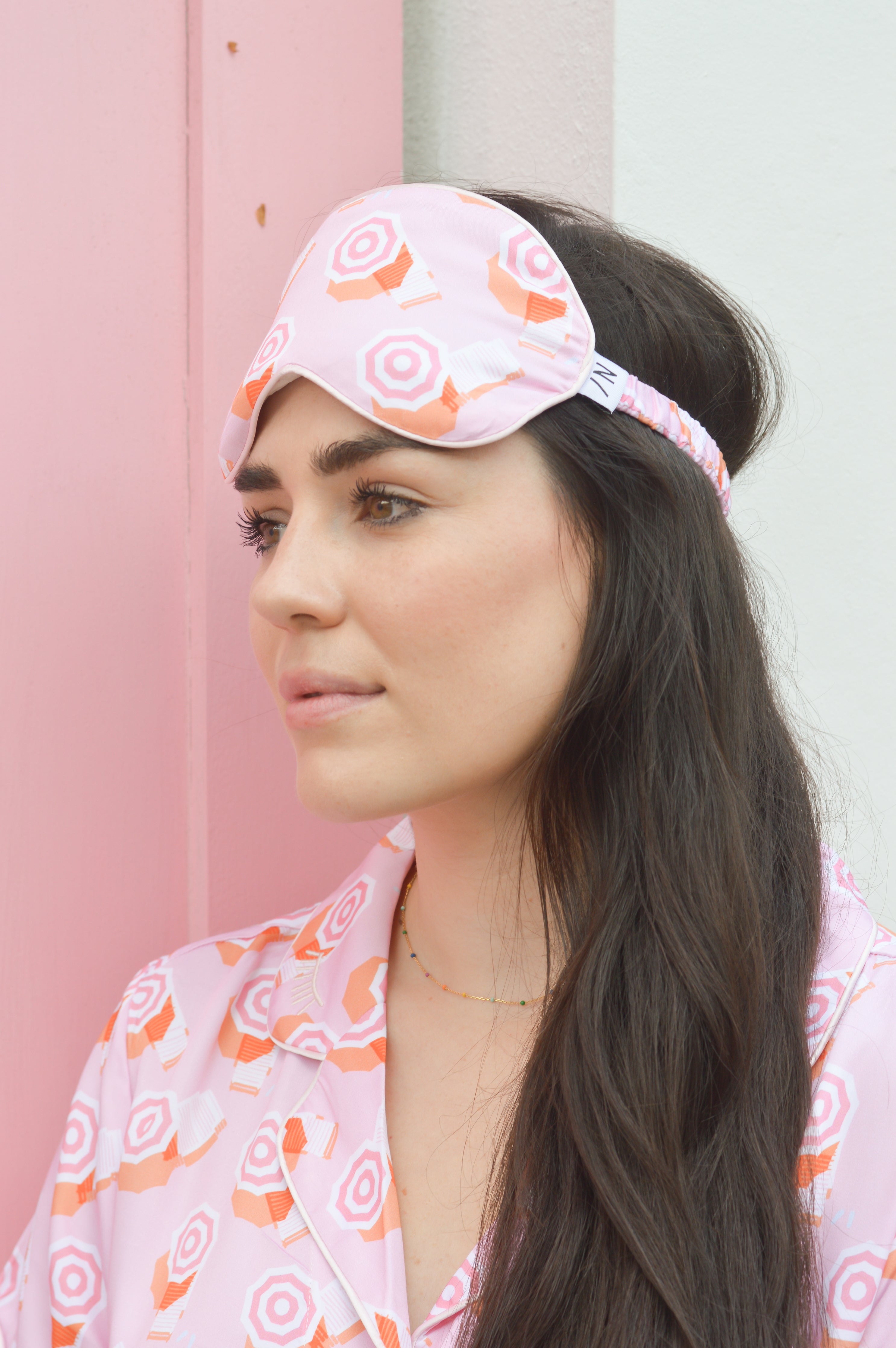 Anti Ageing Bamboo Sleep mask Pink