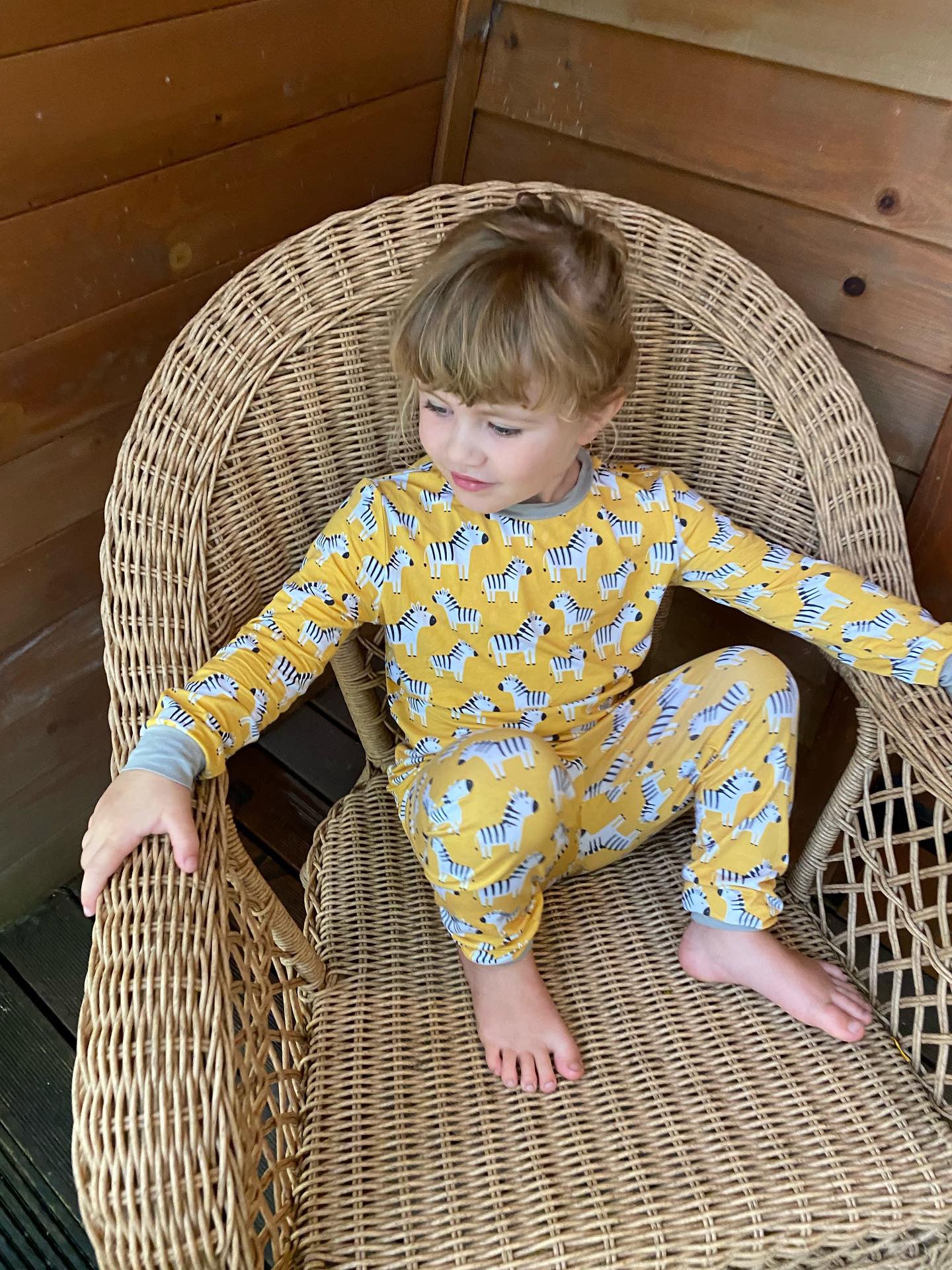 Kids Pjs for all kinds of weather - safari print