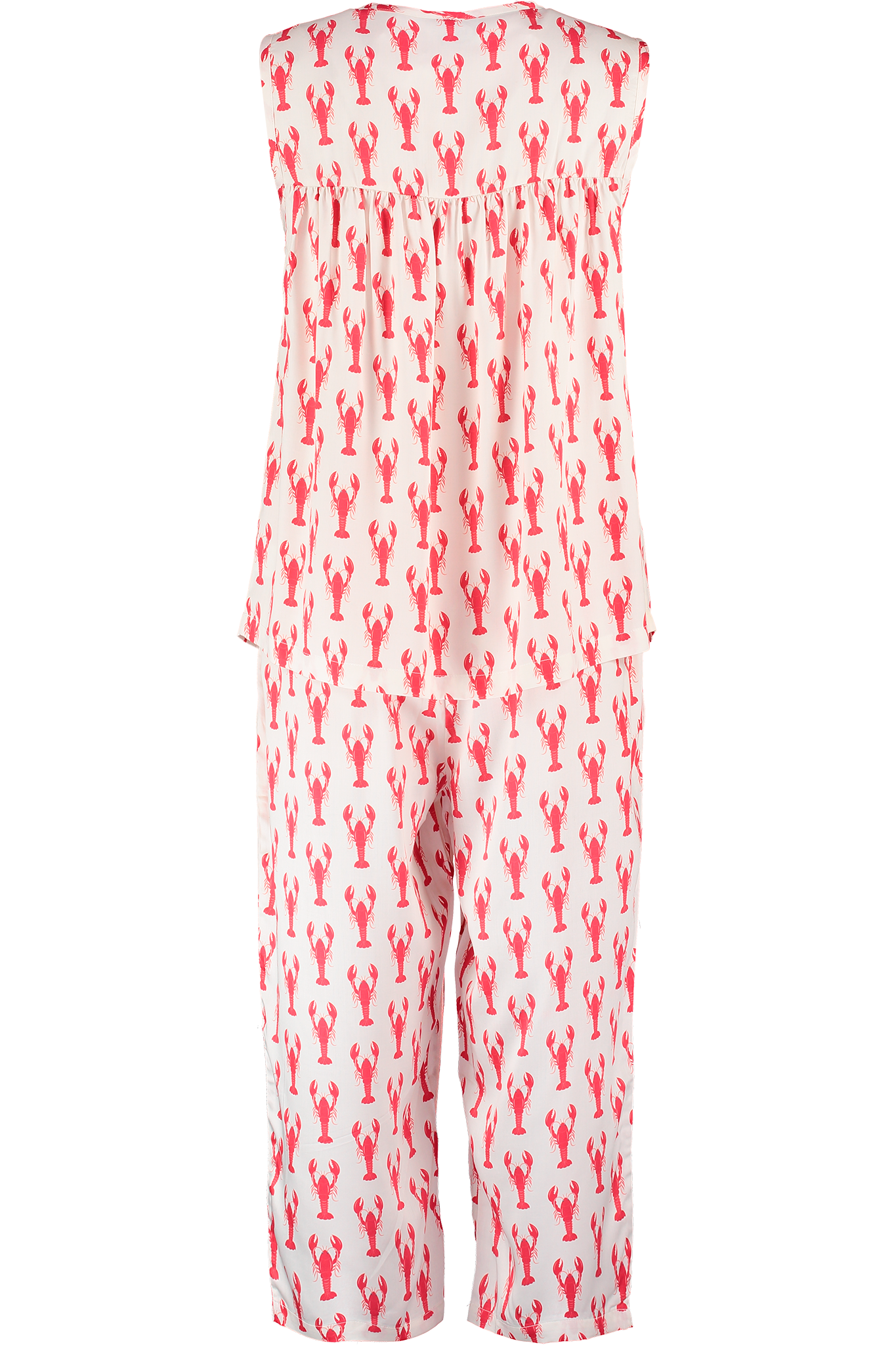 Lobster midi sleepwear set organic bamboo - perfect for all weather