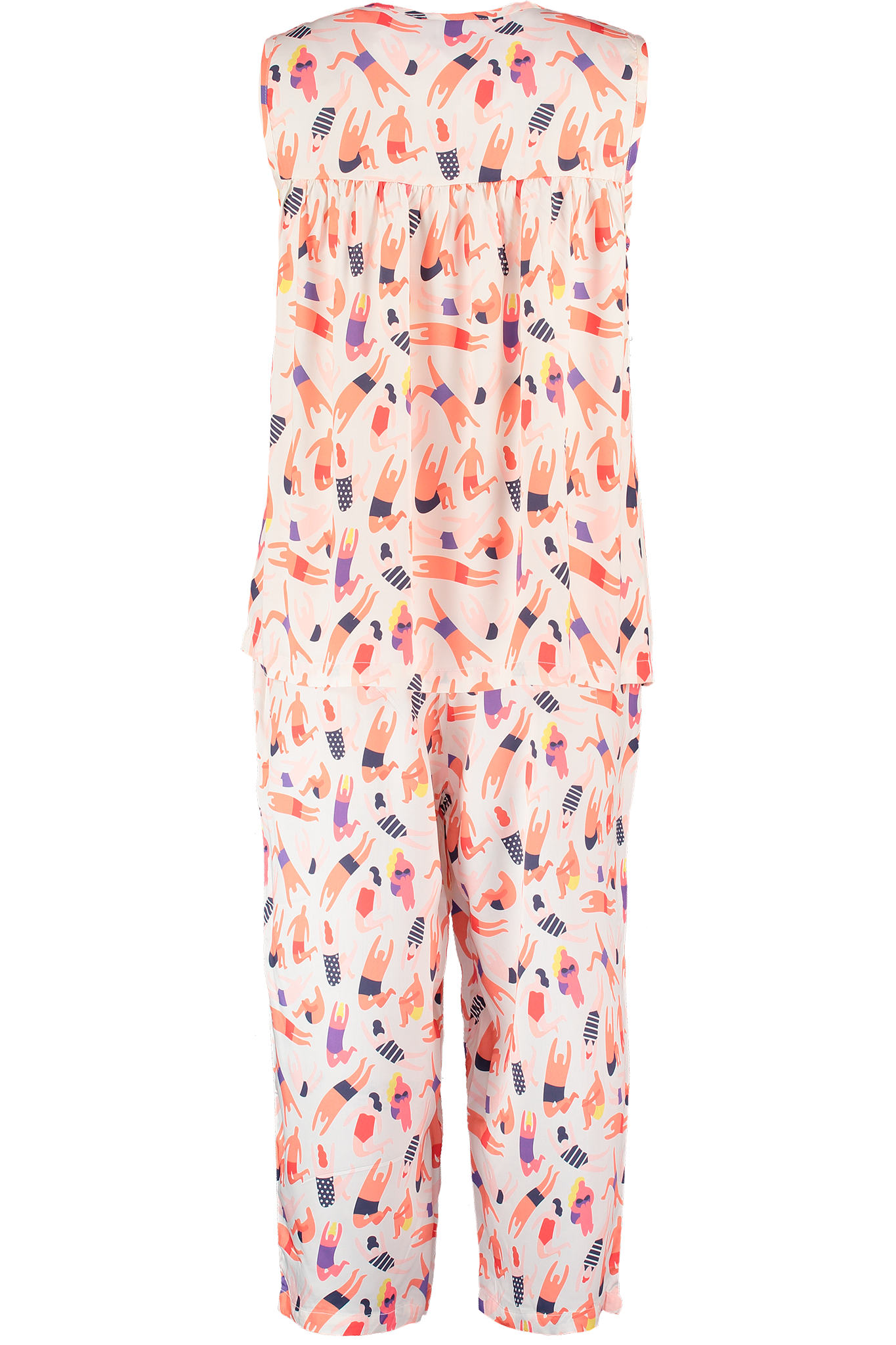 Bamboo Sleepwear in printed fabric made in London