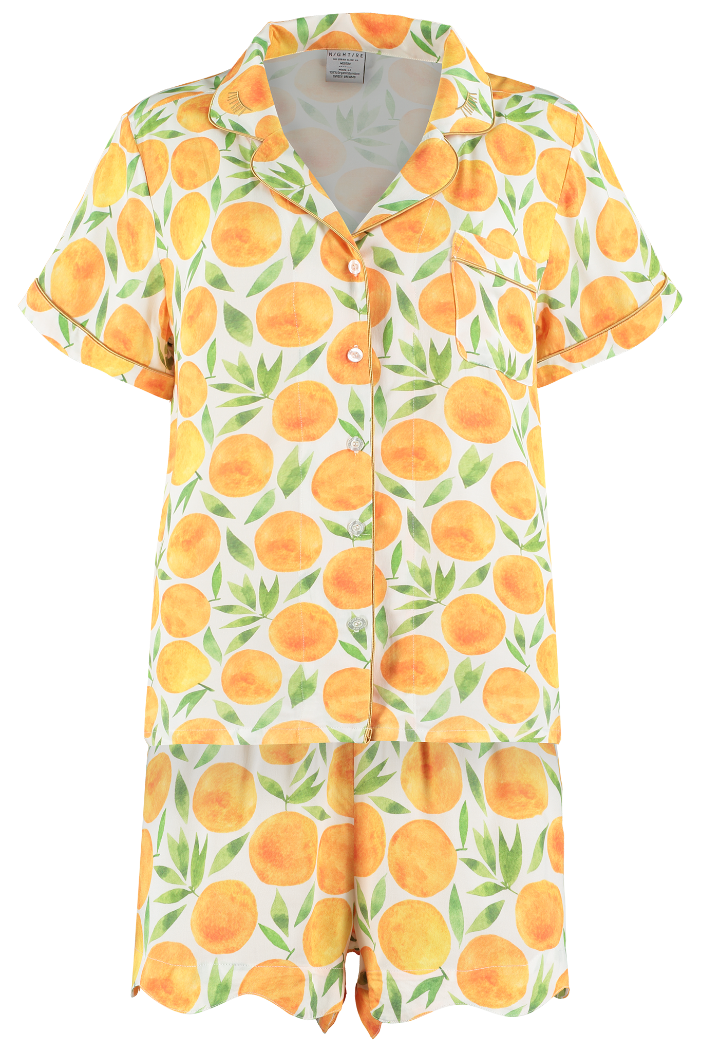 Fruity Printed Bamboo Short Pyjamas