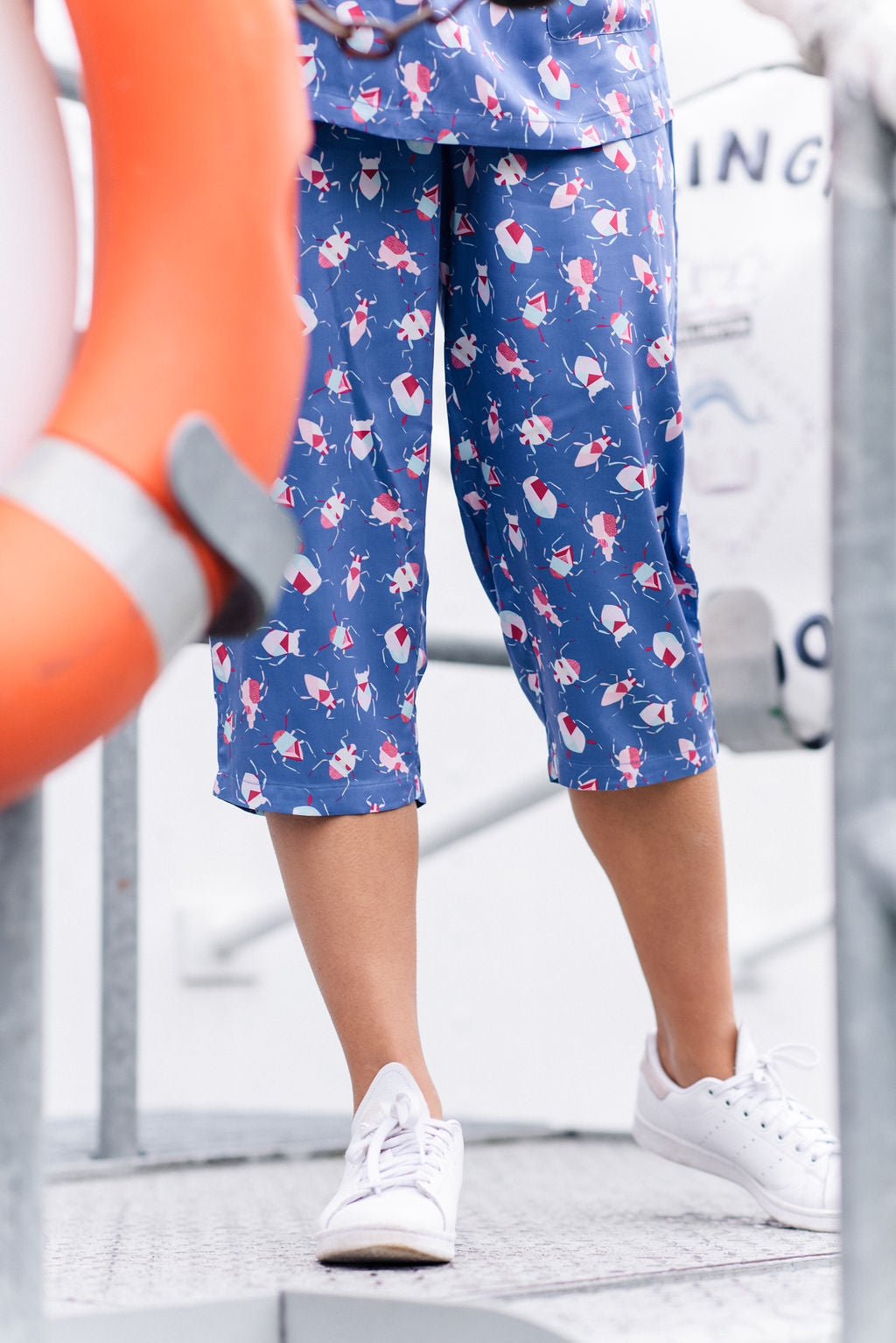 Summer to winter midi sleepwear set printed bamboo pyjamas 