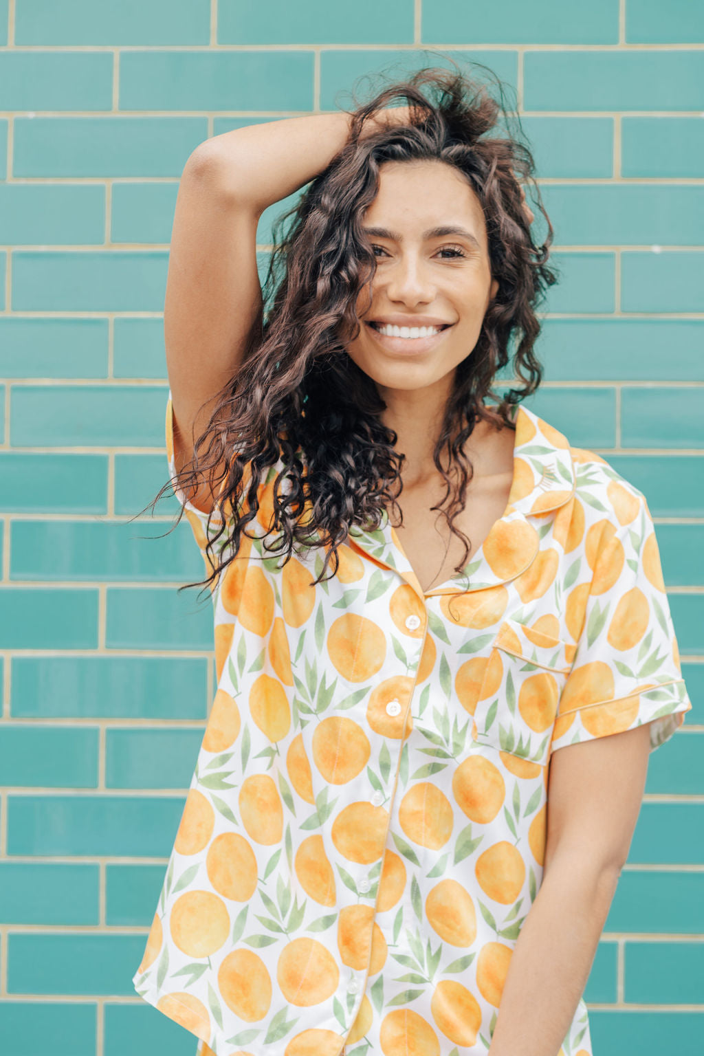 Fruity Printed Bamboo Short Pyjamas