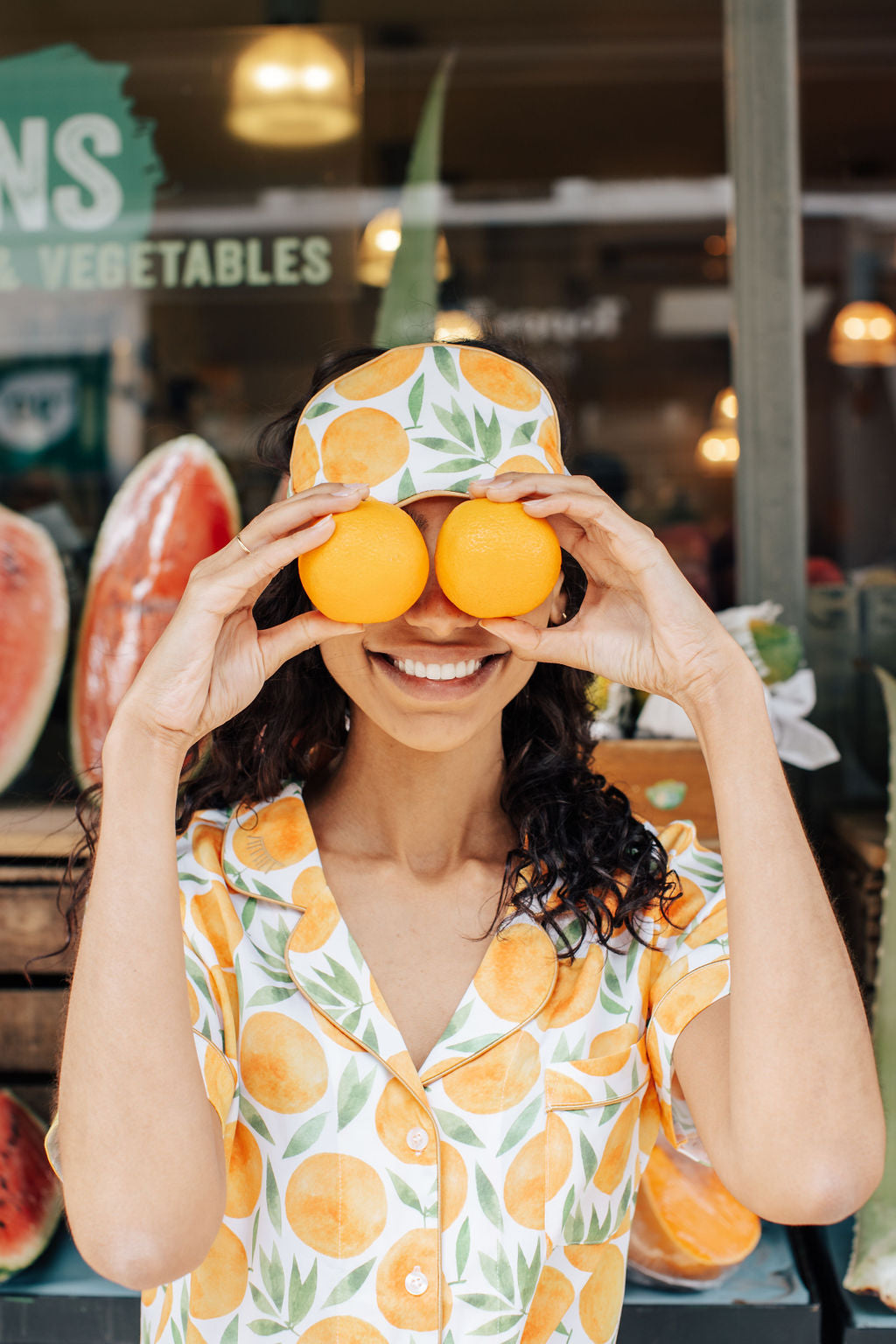 Clementine Fruity Bamboo eyemask