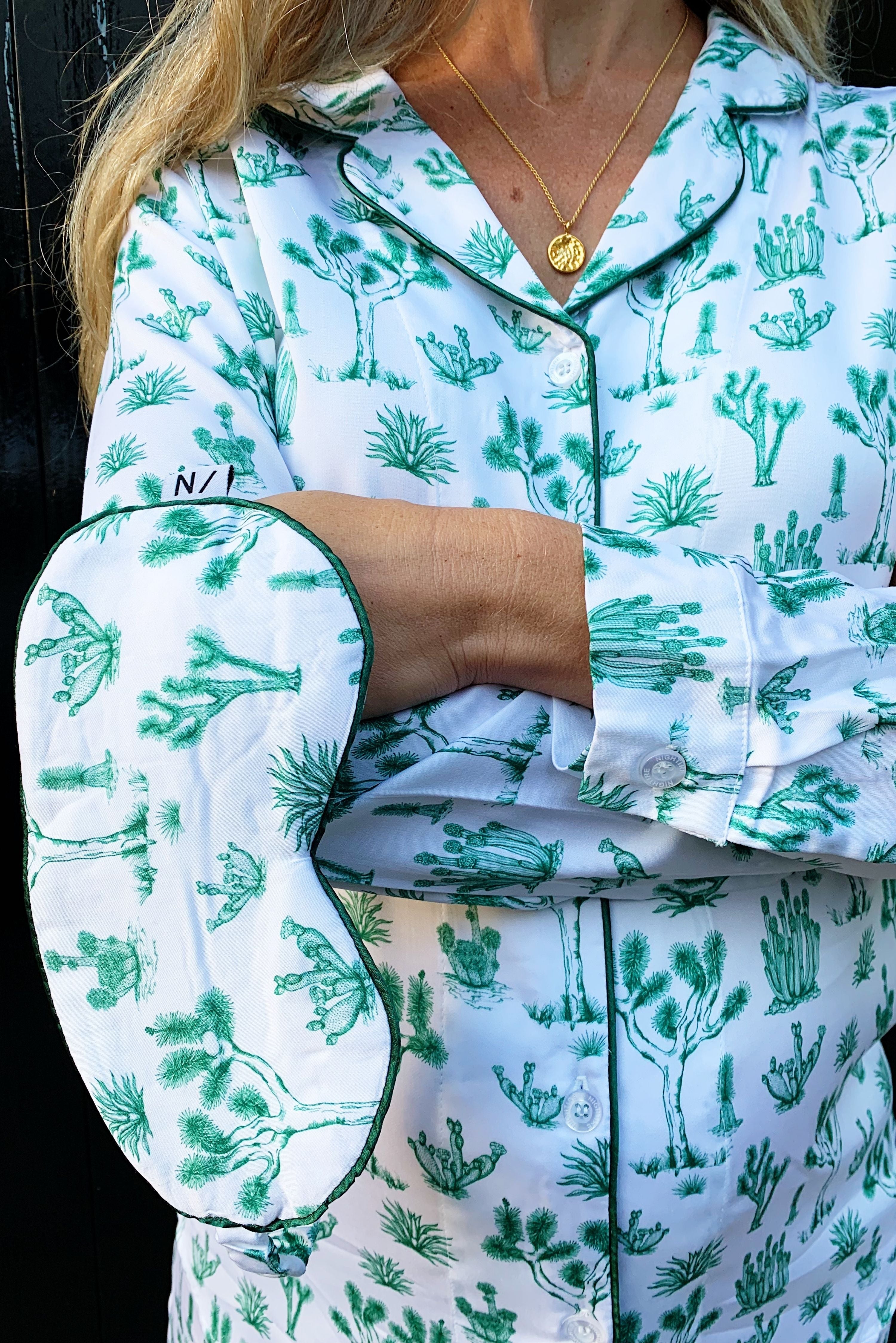 Desert Cacti Bamboo Eyemask