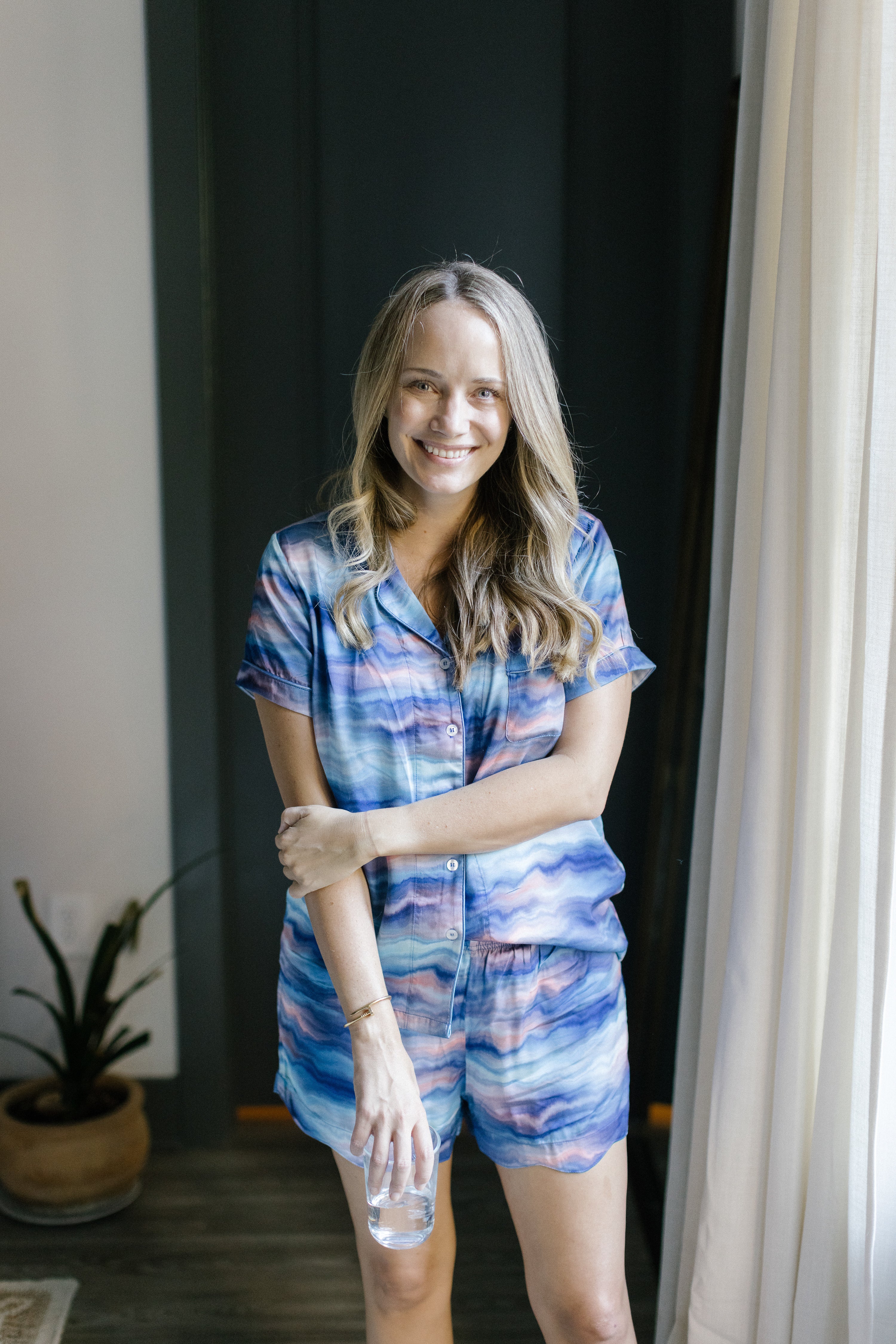 Tie dye Sunset Patterned Bamboo Sleepwear